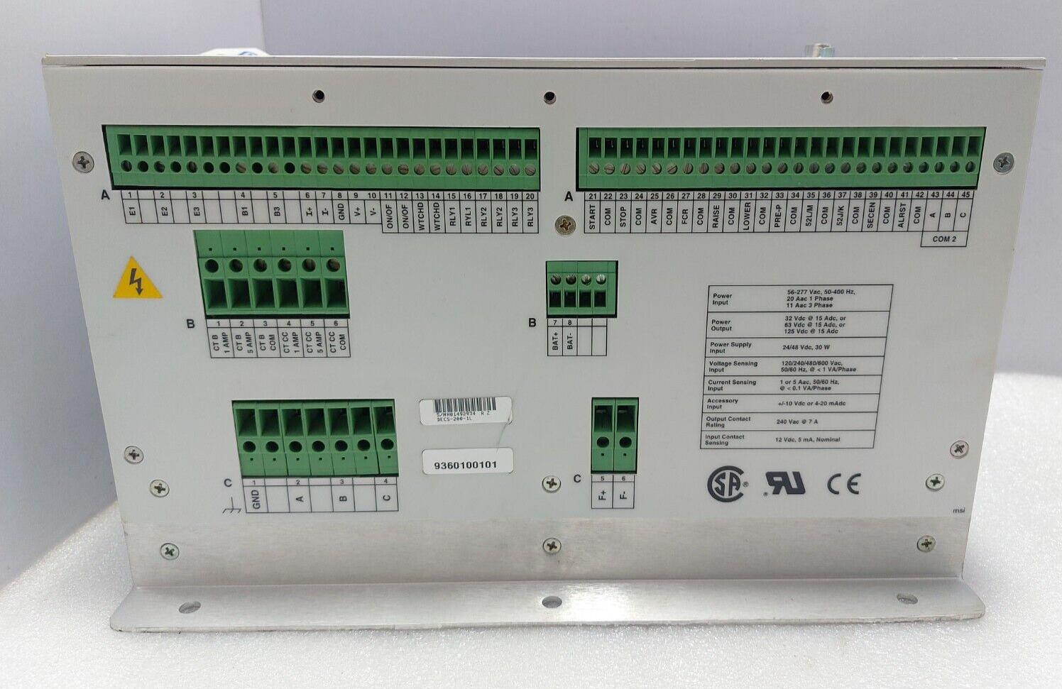 BASLER ELECTRIC DECS-200-2C 励磁调压器