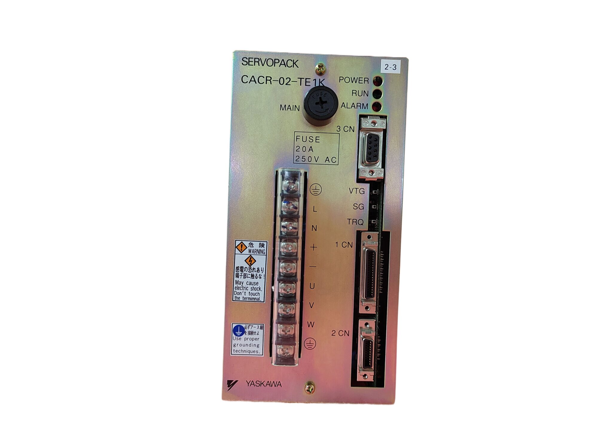 YASKAWA CACR-02-TE1K  伺服驱动器