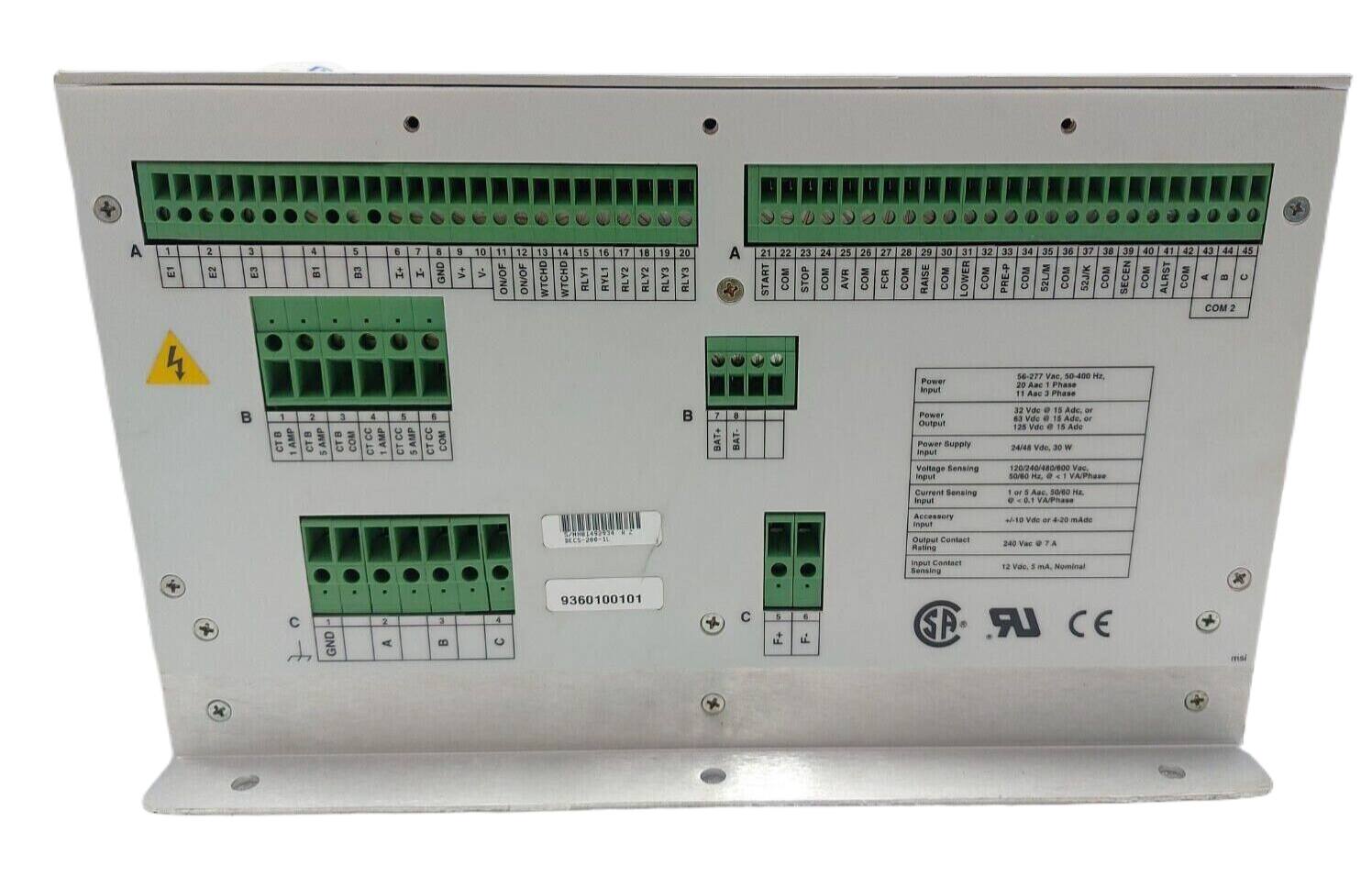 BASLER DECS 200-2C  伺服电机控制器