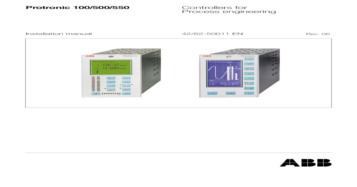 ABB Protronic100/500 控制器
