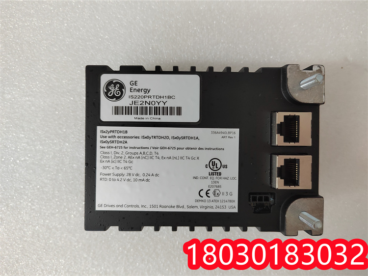 GE IS220PRTDH1B 可调频率交流驱动器