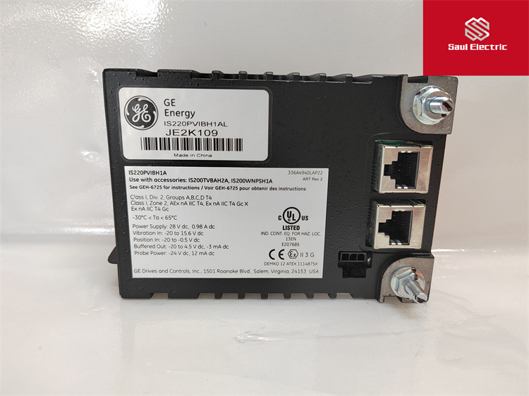 IS220PVIBH1A GE控制器/卡件/驱动器板