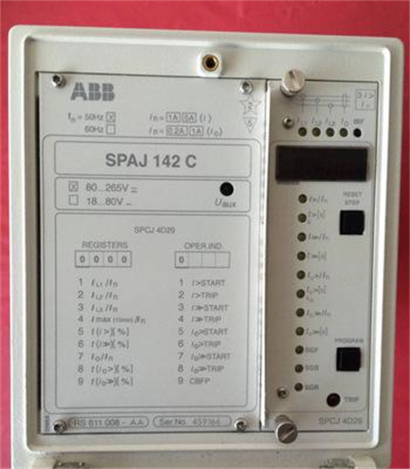 SPAJ140C-AA 瑞士原装ABB综合保护继电器