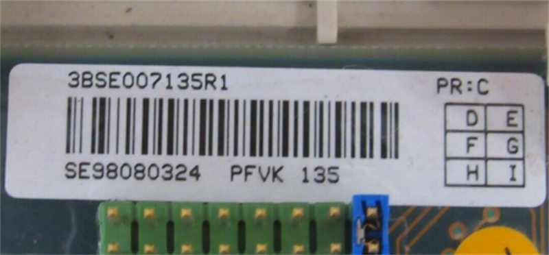 ABB PFVK135 3BSE007135R1 信号处理板 输出模组